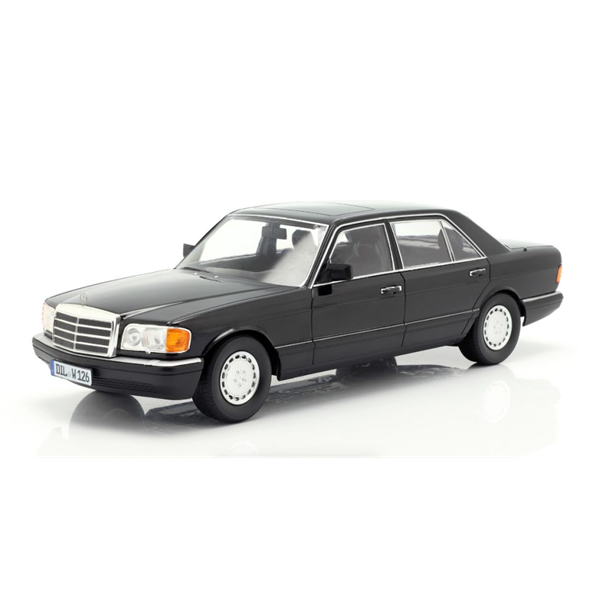 Mercedes Benz 560 SEL S-Class (W126) 1985 Black - John Ayrey Die Casts